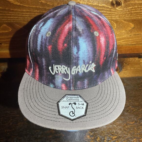 Rear Grassroots California Grateful Dead Jerry Garcia SnapBack Hat New With Tag - Picture 2 of 7